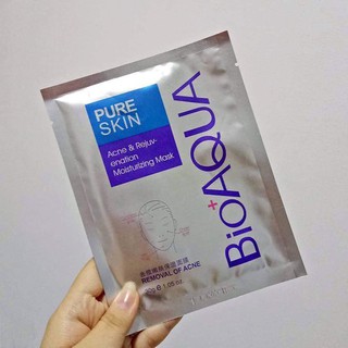 Mặt nạ bioaqua pure skin NGĂN NGỪA MỤN, GIẢM SƯNG ĐỎ DO MỤN