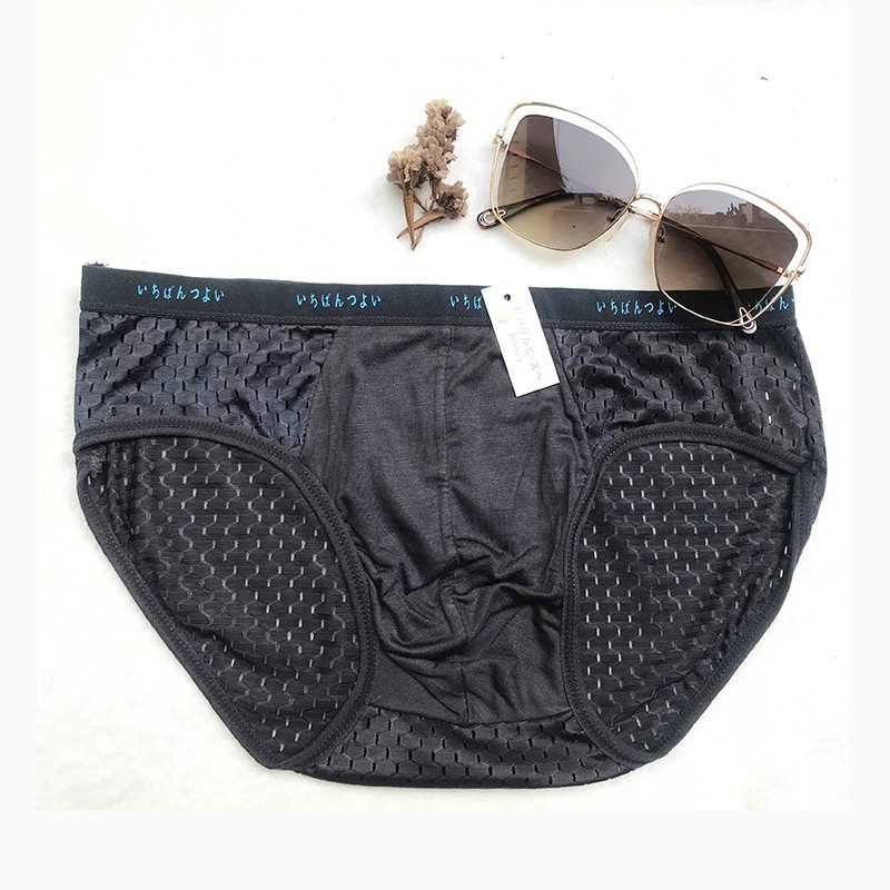 Hộp 5 Quần Lót Tam Giác Nam Thông Hơi Việt Nam Xuất Nhật ( 50-80kg) No.100247