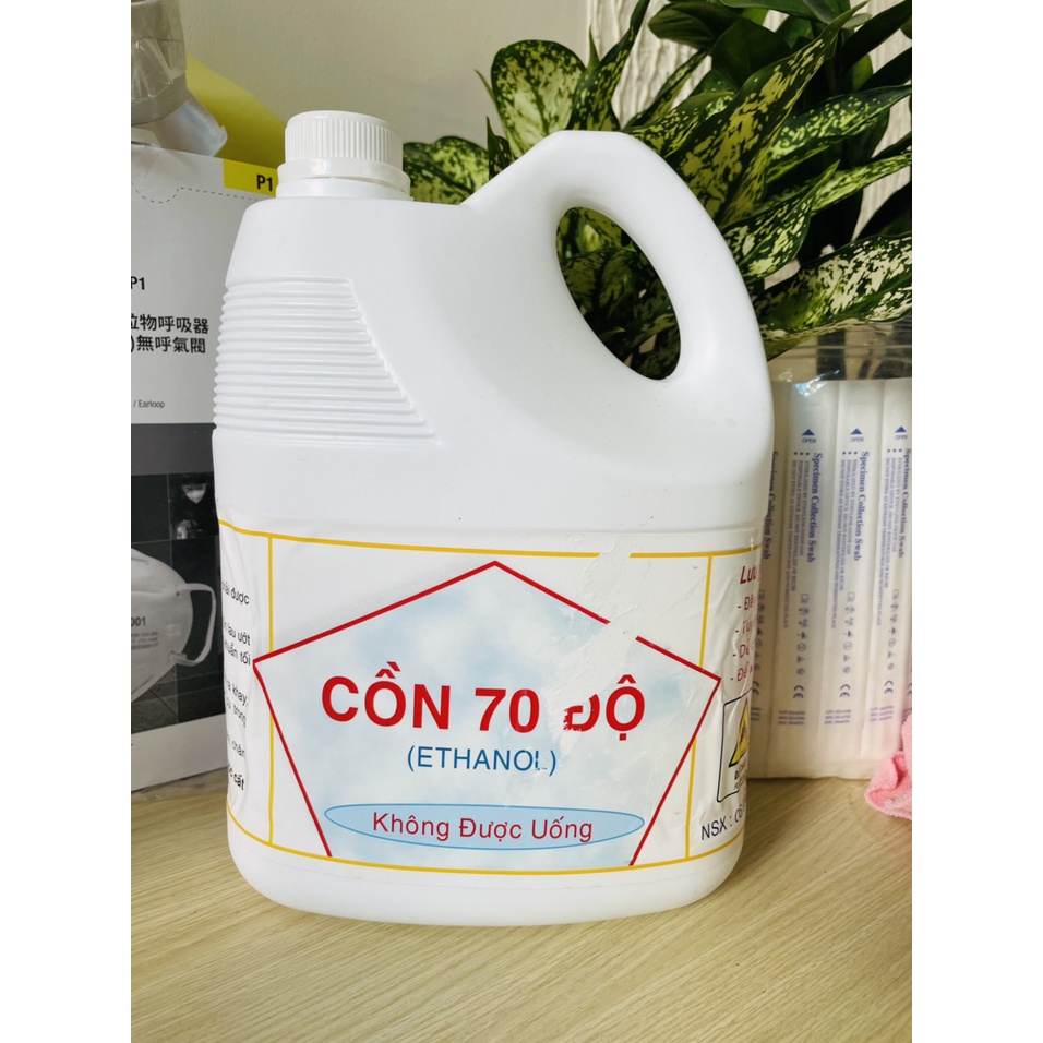 Cồn 70 độ sát khuẩn, rửa tay trực tiếp, Can 4,5 lít | BigBuy360 - bigbuy360.vn