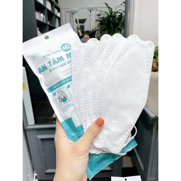 10c Khẩu trang kháng khuẩn , khẩu trang KF94 MASK 4 lớp combo 1 túi 10c siêu chống bụi mịn và kháng khẩu