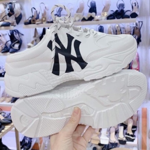 Giày Sục MLB Đế Độn 5Cm Tăng Chiều Cao FREESHIP , Giày Thể Thao Nữ ULZZANG Hàn Quốc
