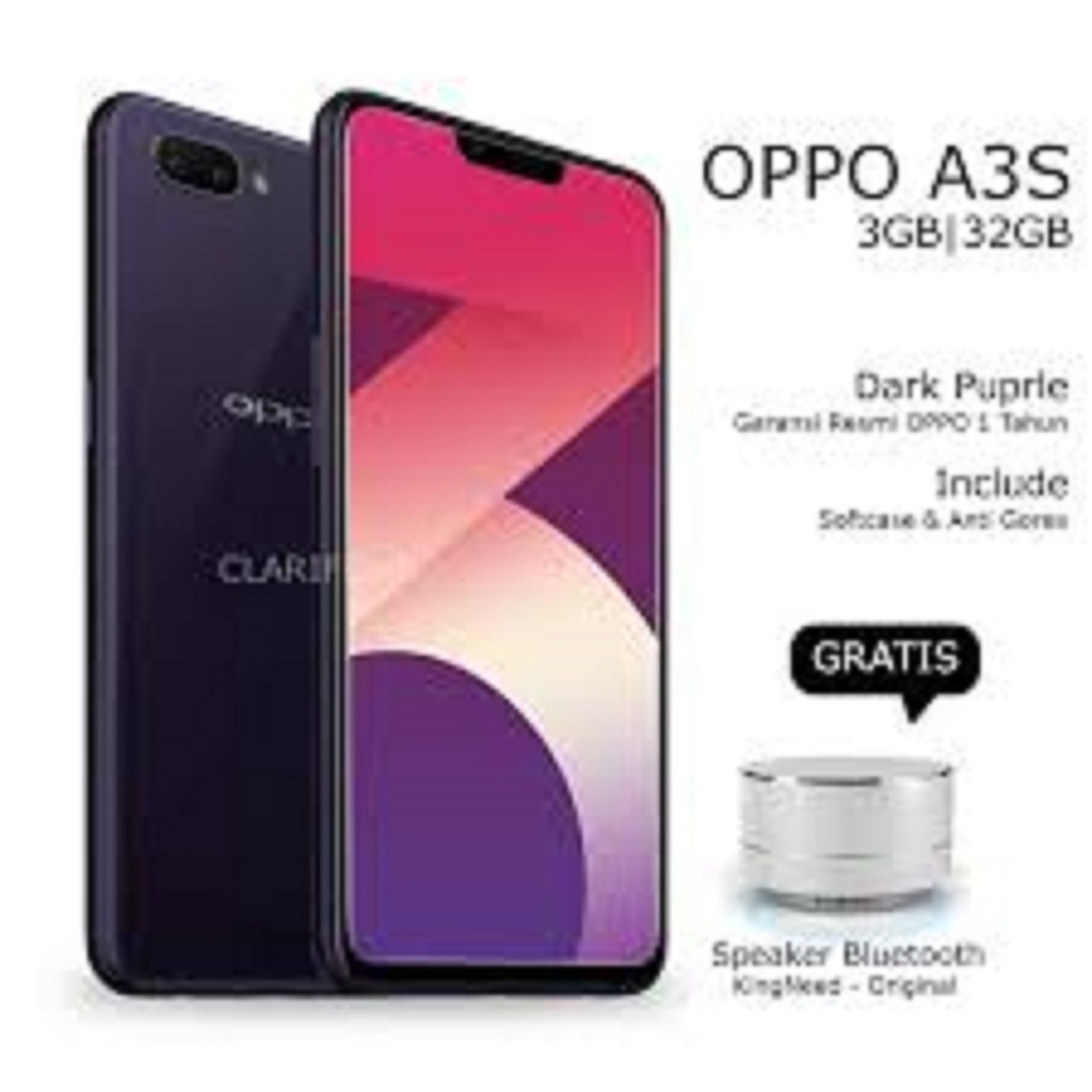 điện thoại Oppo A3s 2sim ram 4G rom 64G mới Chính Hãng - màn hình 6.2inch - Chiến Game nặng mượt