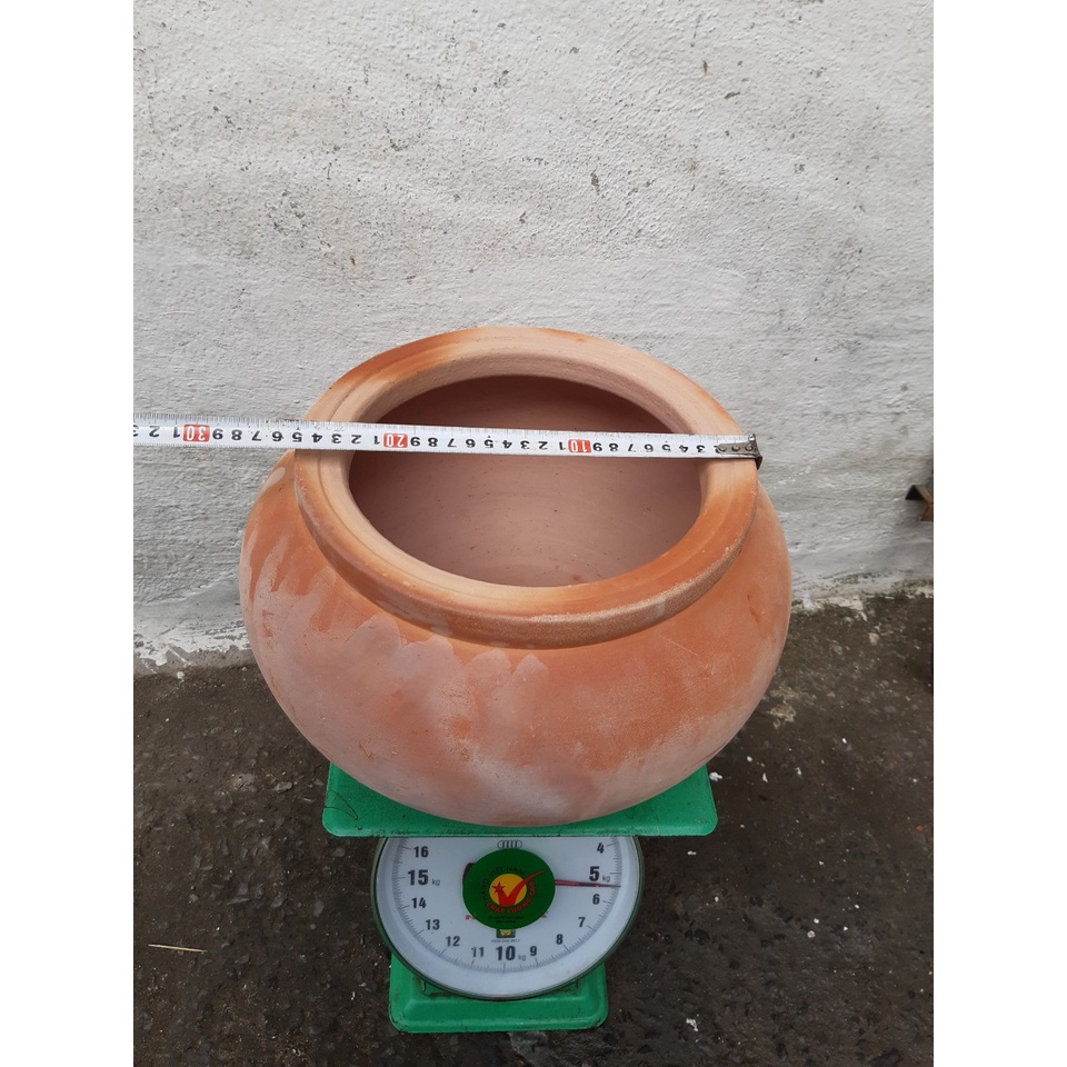 Nồi đất bầu đại gà nướng C22 bụng 32 cm
