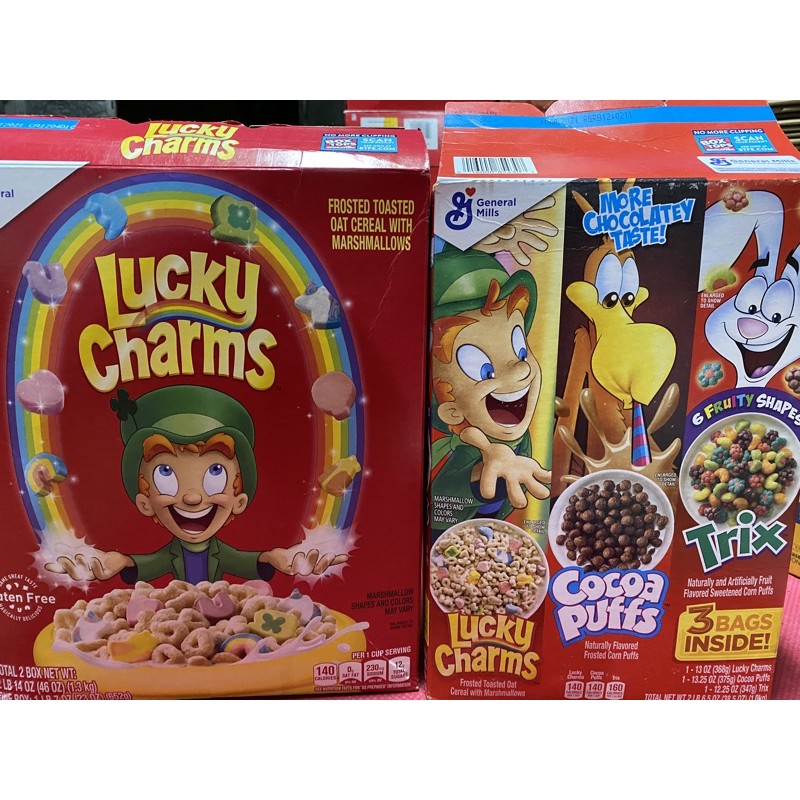 Ngũ cốc, bánh ăn sáng Lucky charm các hương. vị 100-200gr tách lẻ - Mỹ