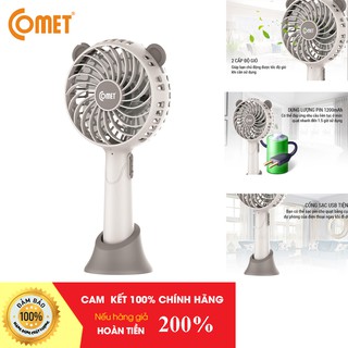 Quạt mini quạt sạc cầm tay cao cấp CRF0804 Comet Hàng chính hãng