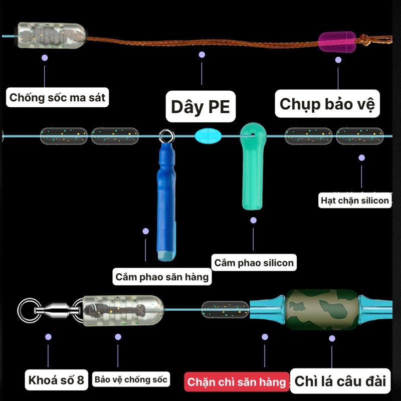 Phụ kiện buộc trục săn hàng cao cấp