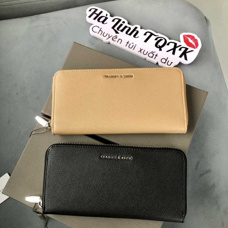 ✨ Full Box ✨ Ví Dài CNK Da Trơn Khoá Bạc CNK Xuất Dư