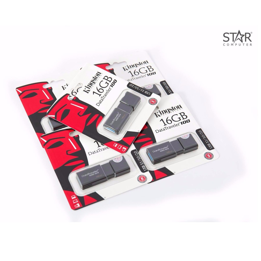 USB 16G Kingston DT100G3/16GBFR Tốc độ 3.0 | BigBuy360 - bigbuy360.vn
