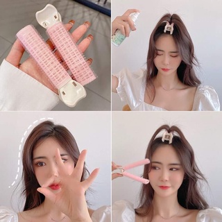 Lô cuốn tóc mái có kẹp giữ cố định