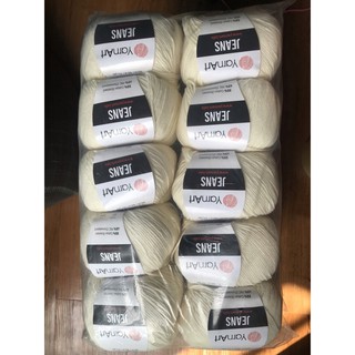 Yarnart jeans - len móc thú bông
