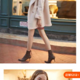 Áo da lộn lót lông cừu sẵn size m
