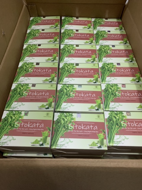 Bán sỉ Combo 10 Hộp Cần tây sitokata + tặng 10 bình nước + cẩm nang chính Hãng F99 | BigBuy360 - bigbuy360.vn