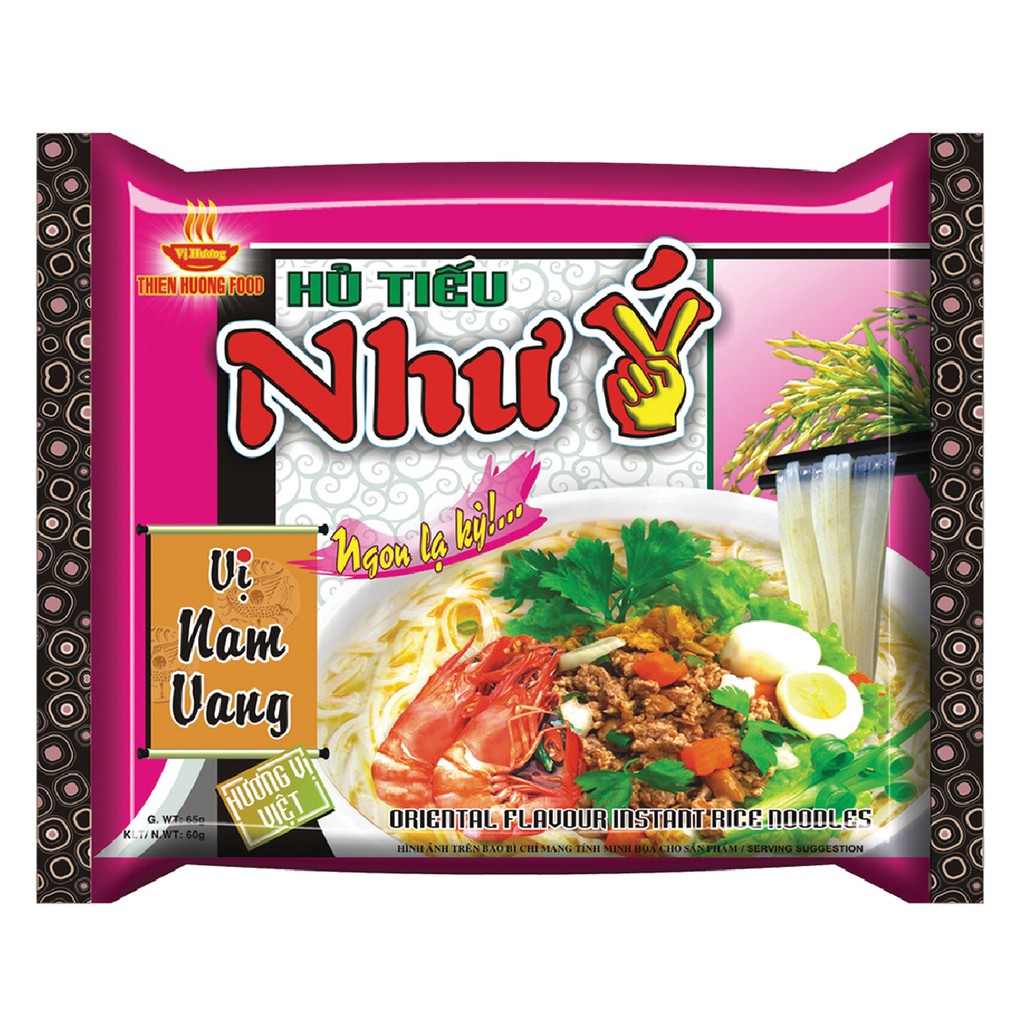 Thùng 30 Gói Hủ Tiếu Nam Vang Như Ý THIEN HUONG FOOD 60g gói