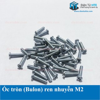 Ốc tròn (Bulon) ren nhuyễn M2