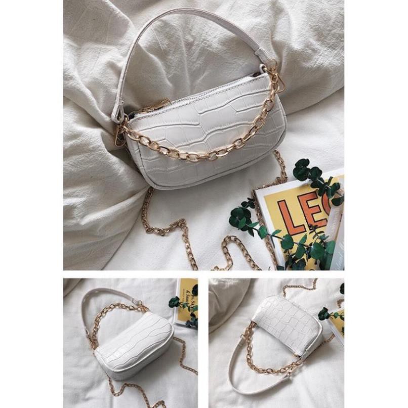 👛ẢNH SHOP CHỤP👛 Túi kẹp nách nữ da vân cá sấu dây xích BH 429 | BigBuy360 - bigbuy360.vn