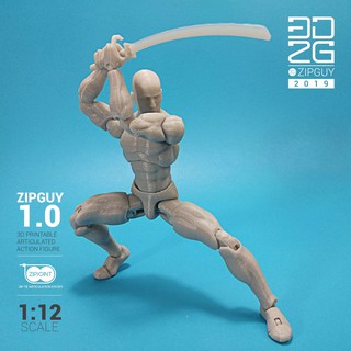File in 3D mô hình ZIPGUY 1.0 ZIP TIE ACTION FIGURE