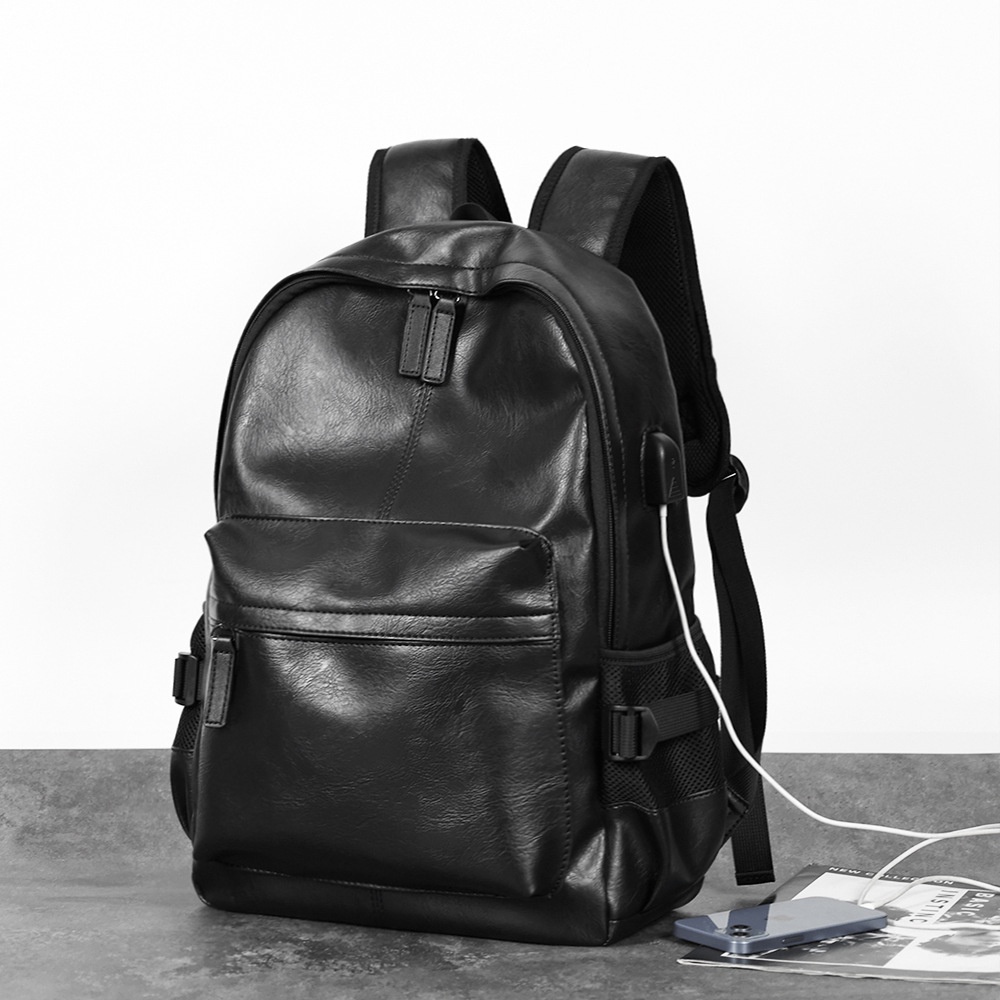 Balo Da, Balo Da Nam Nữ Unisex Thời Trang Phong Cách Hàn Quốc BG45