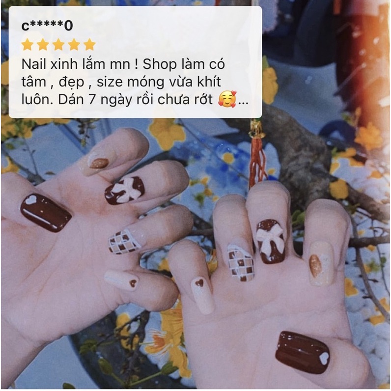 Nail box giá rẻ , móng up thiết kế vẽ chipi ngộ nghĩnh