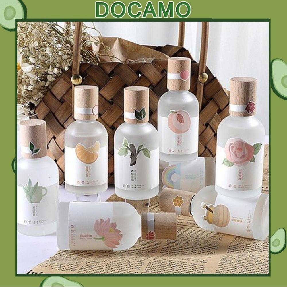 Nước hoa Body Mist Shimang Docamo phiên bản mới thân thuỷ tinh vỏ mờ 50ml NH11