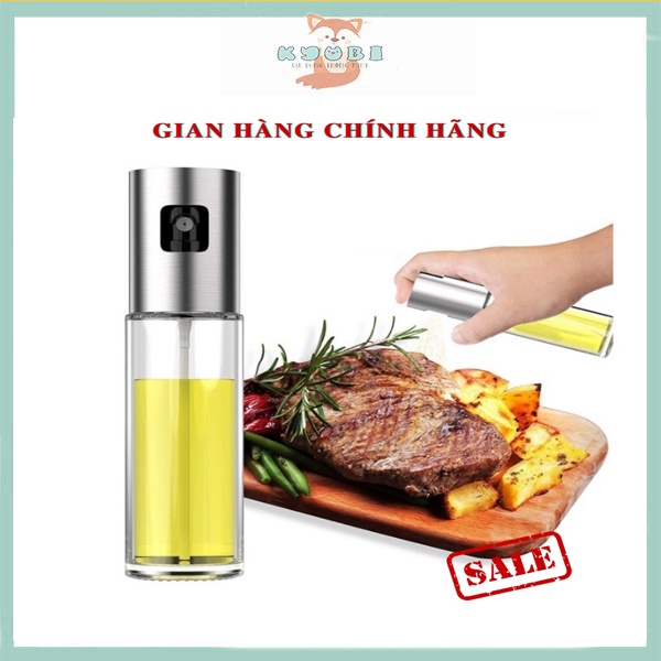 Bình Xịt Dầu Ăn Dạng Phun Sương Cao Cấp Dung Tích 100ml