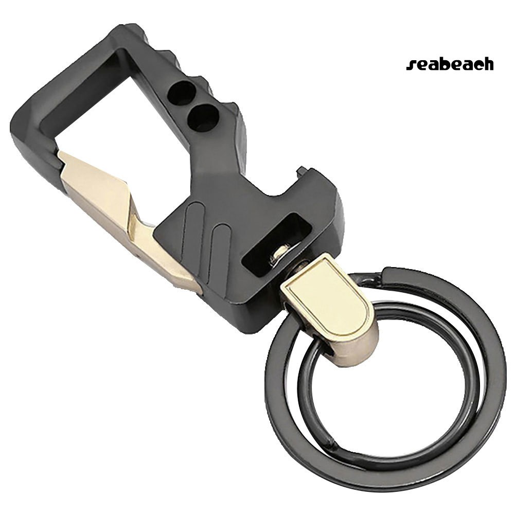 ✪Cf✪Móc Khóa Kiêm Đồ Khui Nắp Chai Bia Bằng Kim Loại Thiết Kế Nhỏ Gọn Tiện Dụng