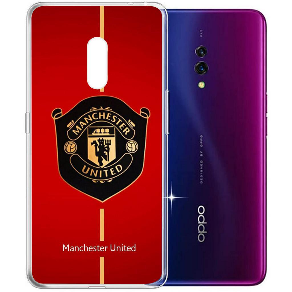 Ốp điện thoại silicon mẫu logo đội bóng Manchester United cho Samsung Galaxy Note 10 Lite S8 Plus 20 Ultra 8 9 M31