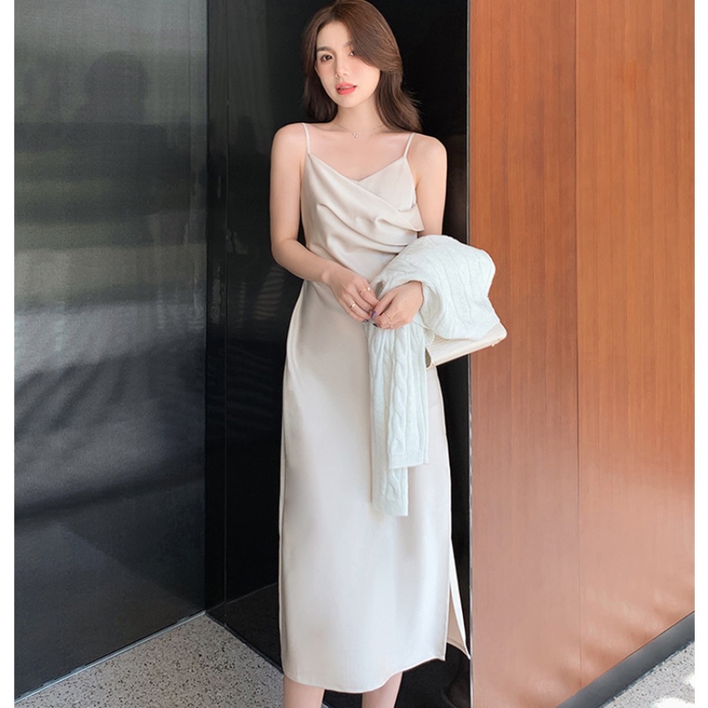 Đầm Midi Không Tay Xếp Ly Thời Trang Mùa Hè Dành Cho Nữ