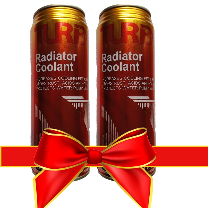 Nước làm mát động cơ ô tô, xe máy màu đỏ Turbo Radiator Coolant 500ml