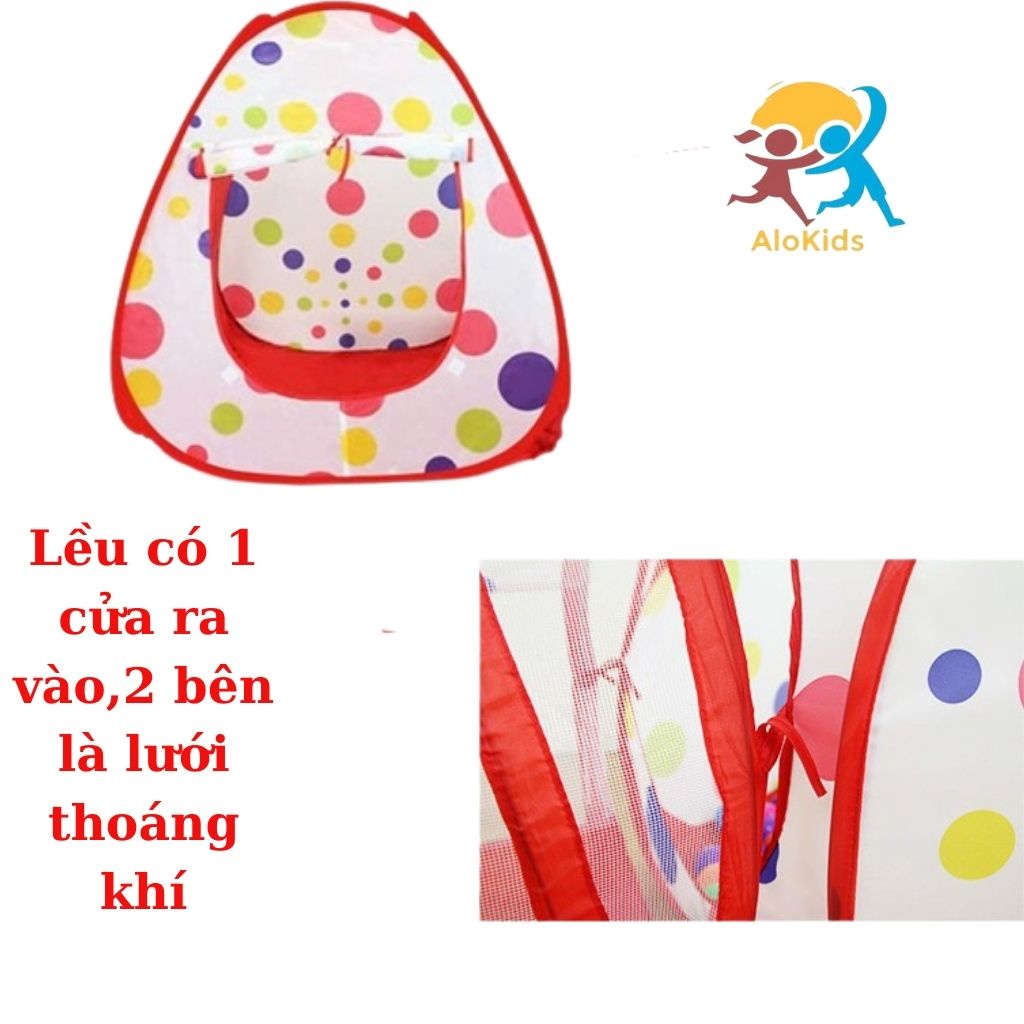 Đồ Chơi Lều Bóng Lục Giác Cho Bé Hàng Loại 1 shop Aokidstb