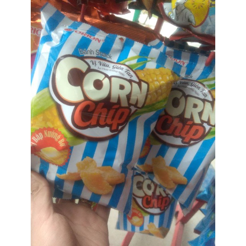 Combo 2 gói snack vị dừa giòn tan Corn chip orion 35g