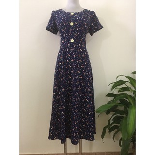 Đầm maxi dáng dài hoa cúc