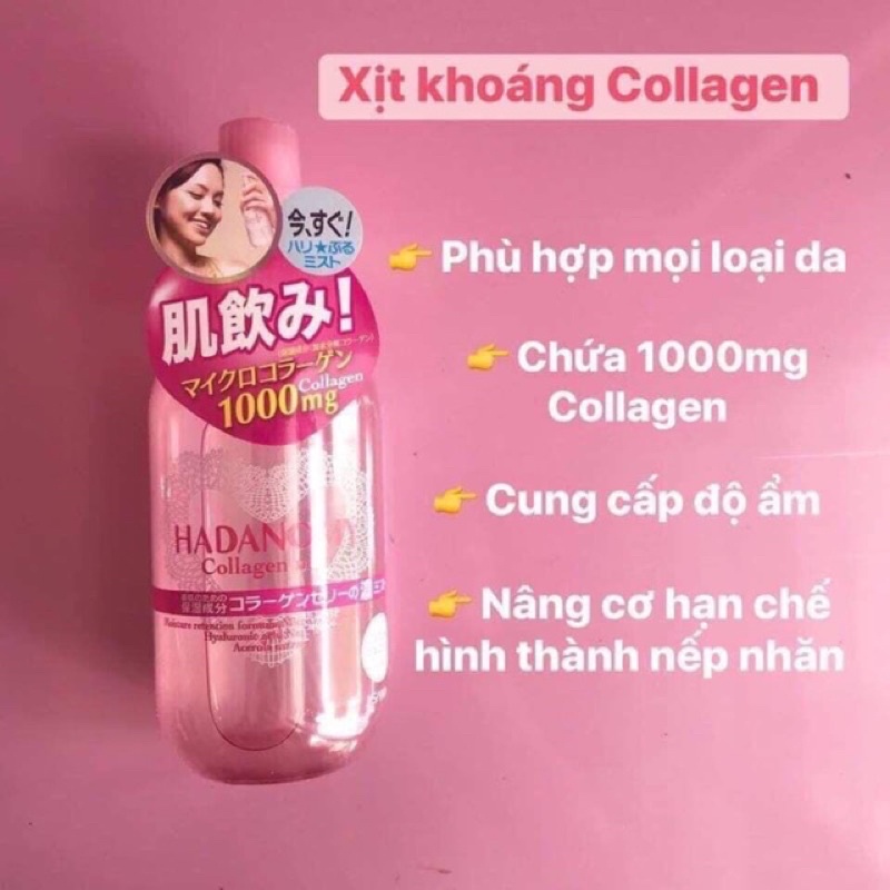 🎀xịt khoáng collagen cho da #HadaNomy chuẩn Nhật 🇯🇵🎀 | BigBuy360 - bigbuy360.vn