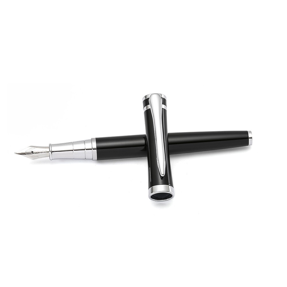 Bút Máy PenLab Baoer Picasso Chất Liệu Thép Không Gỉ Màu Bạc / Đen C6310