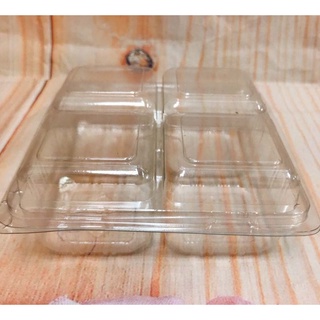 Lốc 100 Hộp Đựng Bánh 4 Ngăn H161