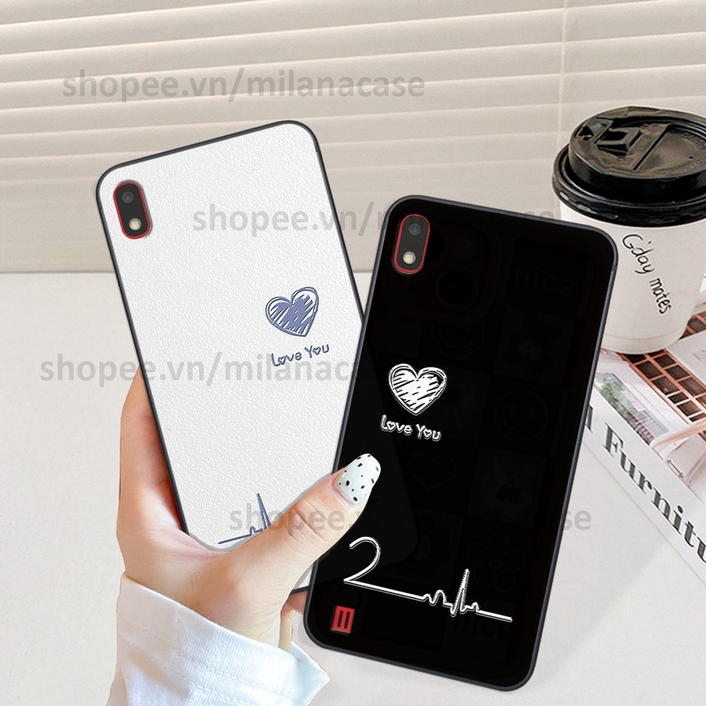 Ốp Samsung A10 / M10 in hình caro trái tim siêu đẹp, siêu nét đầy phong cách cá tính