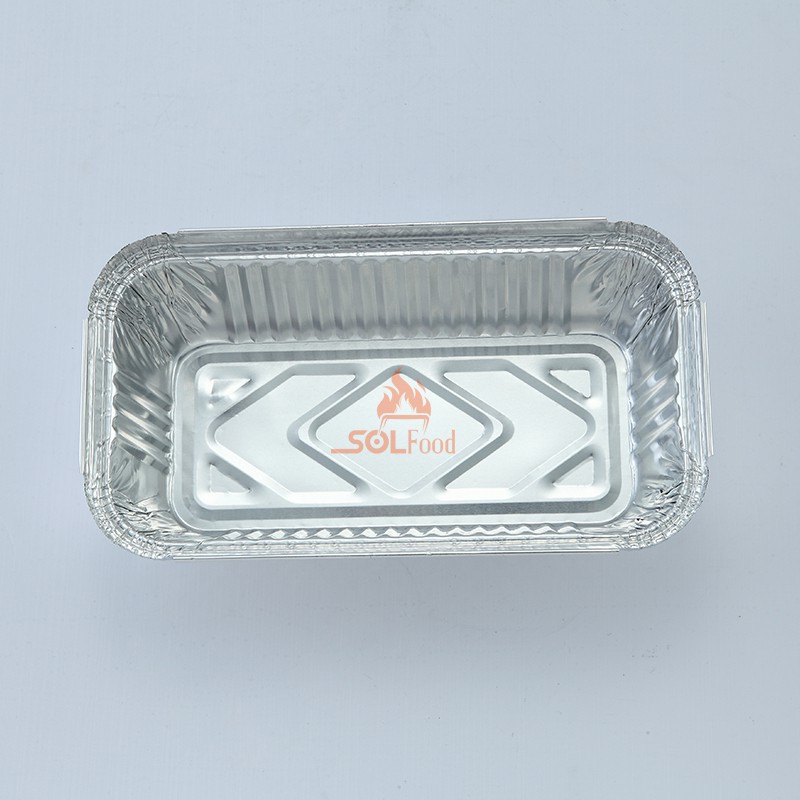 Hộp giấy bạc (Khay nhôm có nắp) Đựng thực phẩm dùng 1 lần mã WB200 - 650ml - Có chứng nhận ATTP
