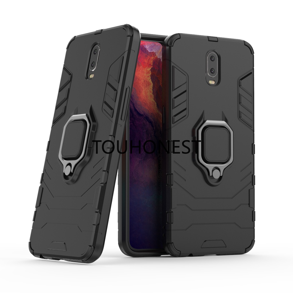 Ốp Điện Thoại Cứng Chống Sốc Kèm Vòng Đỡ Kim Loại Cho Casing Oppo R17 Pro Case Oppo R15 Pro Case Opp