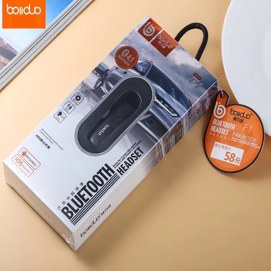 [Mã ELORDER5 giảm 10K đơn 20K] Tai Nghe Chính Hãng Bluetooth Boliduo F1 – Bluetooth Ver 4.1