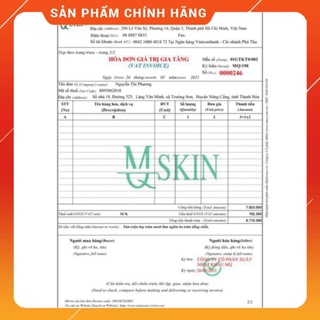 Serum thay da nhân sâm MQ Skin (Không sưng)