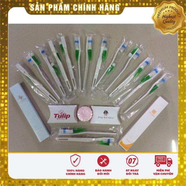 [RẺ VÔ ĐỊCH] 100 Bàn Chải kem trắng (xanh) Riotex cho nhà nghỉ, khách sạn giá rẻ