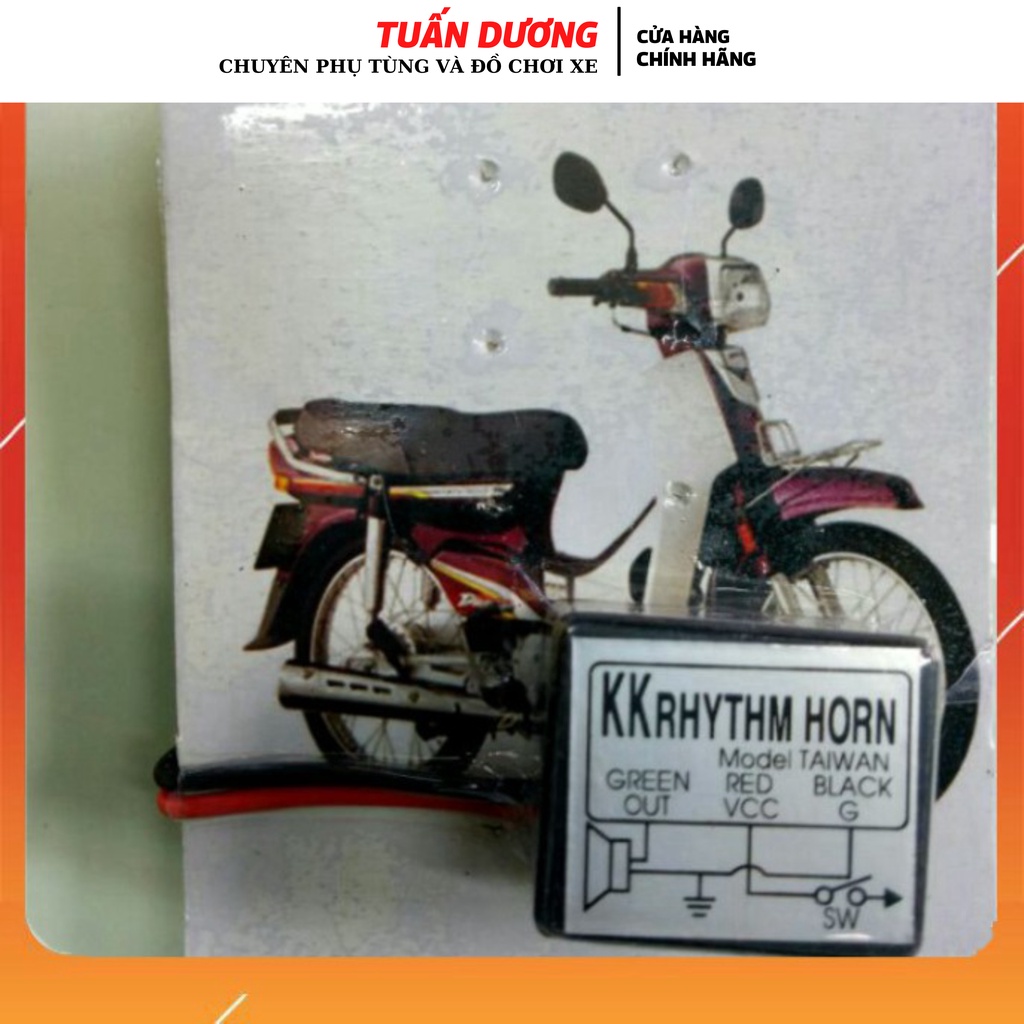 Nhại còi xe máy- còi đuổi gắn tất cả các dòng xe ( loại bền bỉ )