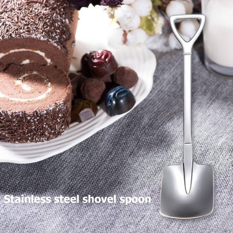 Muỗng có đầu vuông bằng thép không gỉ tiện dụng độc đáo