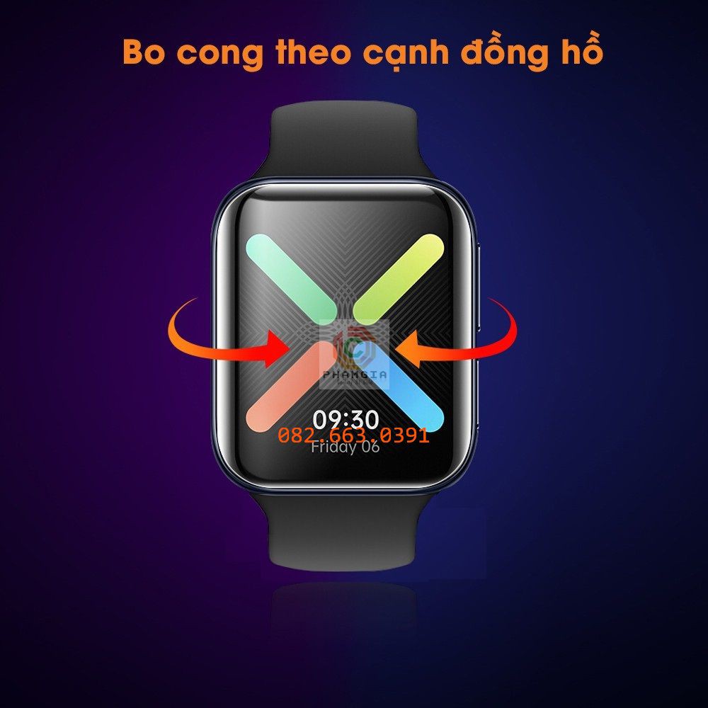 (Mua 1 tặng 1)Dán PPF loại bóng, nhám Oppo Watch 41mm/46mm Chống Trầy Xước Màn Hình, tự phục hồi vết thương