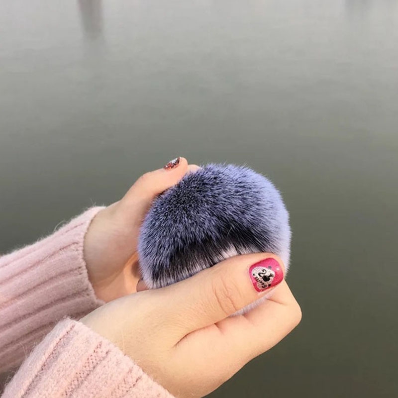 Cọ đánh phấn trang điểm mặt đầu to chuyên dụng kích thước 12+3.5cm