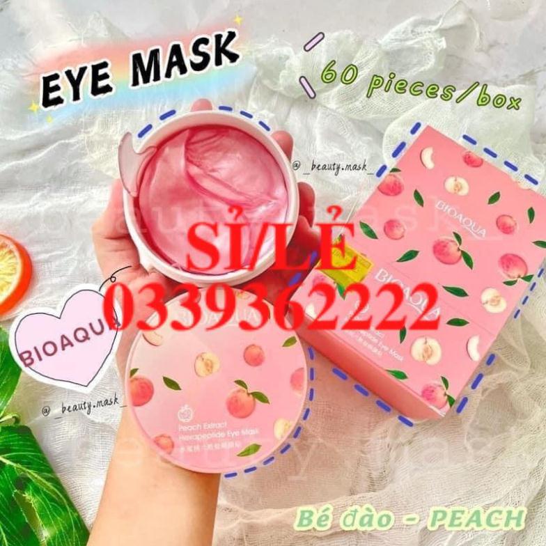 [ CHÍNH HÃNG ] Hộp 60 miếng mặt nạ dưỡng mắt Bioaqua Eyemask Hydrating Senabeauty  HAIANHSHOP