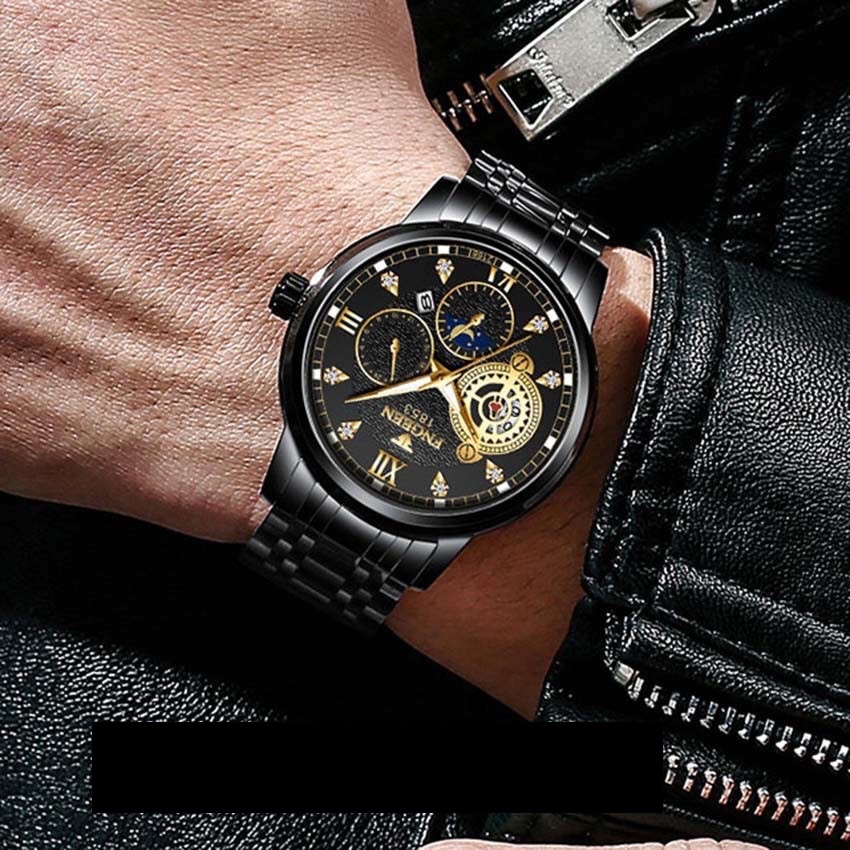 Đồng Hồ Thạch Anh FNGEEN F7 Sang Trọng Cho Nam