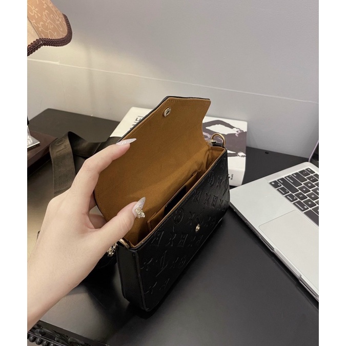 Túi xách nữ LV bì thư set 2 món