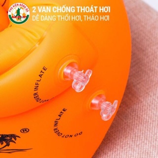 2 Phao tay tập bơi cho bé -Phao bơi đeo tay tập bơi an toàn,Đủ màu, Hồng,Xanh,Cam,Vàng