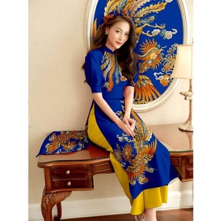 SET ÁO DÀI CÁCH TÂN IN PHỤNG