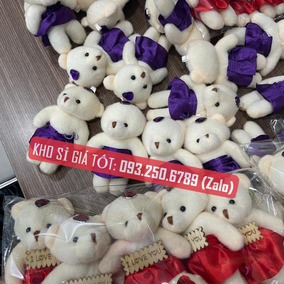 Combo 10 Gấu bông nhỏ thiết kế dễ thương